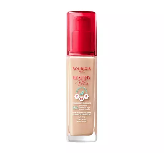 BOURJOIS HEALTHY MIX CLEAN FOUNDATION 50.5N LIGHT IVORY 30ML