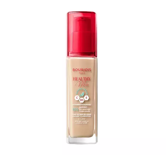 BOURJOIS HEALTHY MIX CLEAN FOUNDATION 51.2W GOLDEN VANILLA 30ML