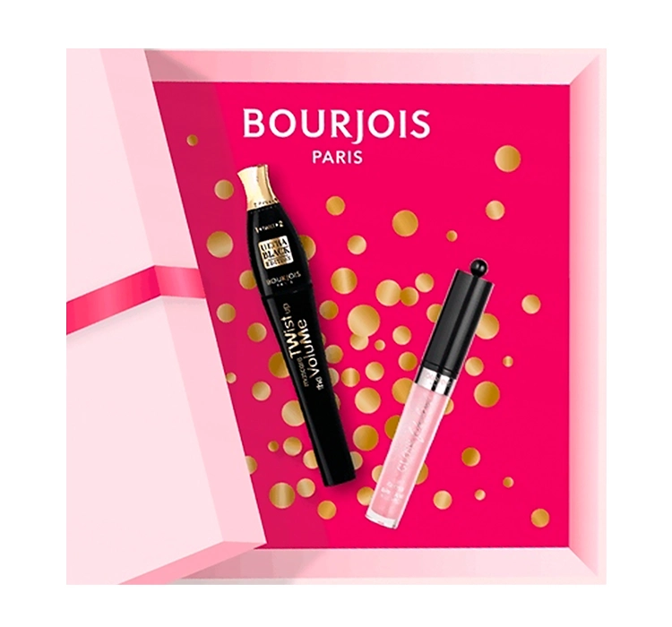 BOURJOIS MAKE UP SET MASCARA 8ML + LIPGLOSS  3,5ML