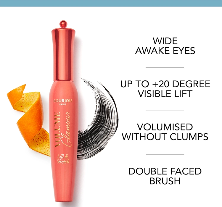 BOURJOIS VOLUME GLAMOUR MASCARA LIFT & STRETCH 01 BLACK 12ML