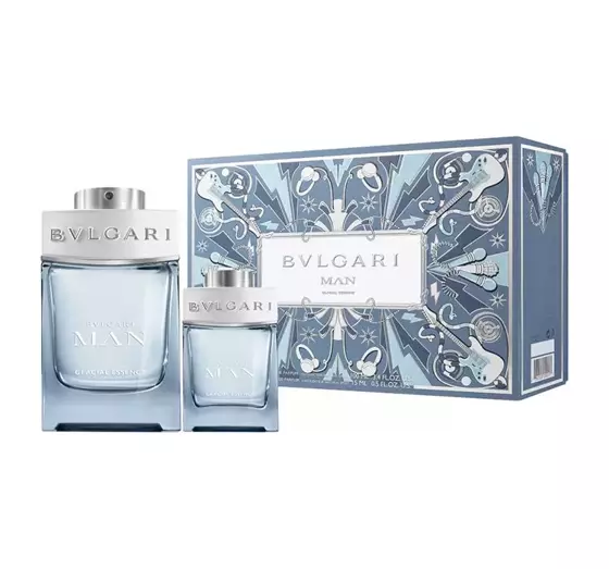 BVLGARI MAN GLACIAL ESSENCE EDP SPRAY 100ML + 15ML SET