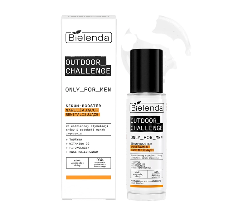 Bielenda Only For Men Outdoor Challenge Feuchtigkeitsspendendes Revitalisierungsserum-Booster 30ml