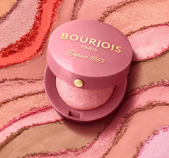 Bourjois Little Round Pot Blush gebackenes Wangenrouge 17 Rose Tendresse 2,5g