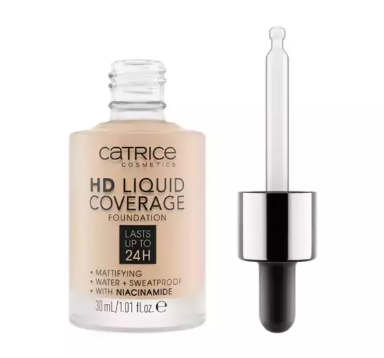 CATRICE HD LIQUID COVERAGE FOUNDATION 010 LIGHT BEIGE 30 ML