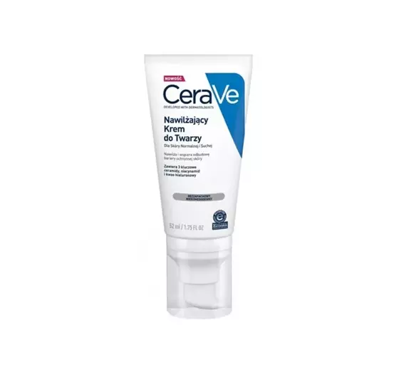 CERAVE FEUCHTIGKEITSSPENDENDE GESICHTCREME FÜR NORMALNE UND TROCKENE HAUT 52ML