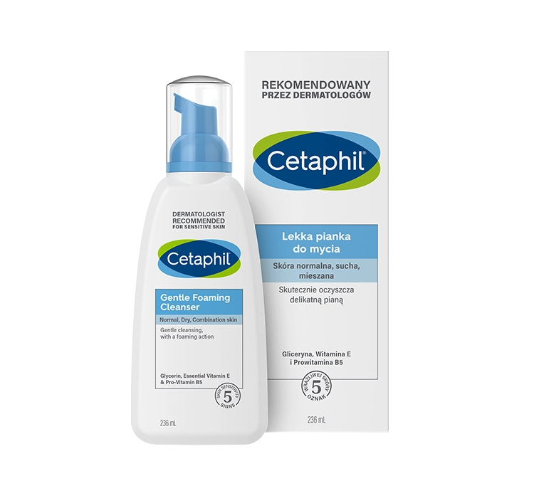 CETAPHIL GENTLE FOAMING CLEANSER LEICHTER SCHAUM ZUR GESICHTSREINIGUNG 236ML