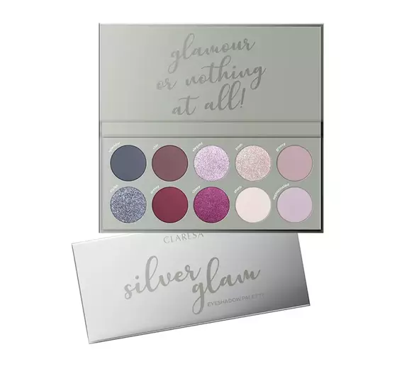 CLARESA SILVER GLAM LIDSCHATTENPALETTE 12G