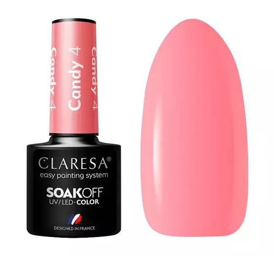 CLARESA SOAK OFF HYBRIDLACK CANDY 4 5ML