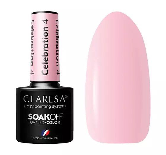 CLARESA SOAK OFF HYBRIDLACK CELEBRATION 4 5ML