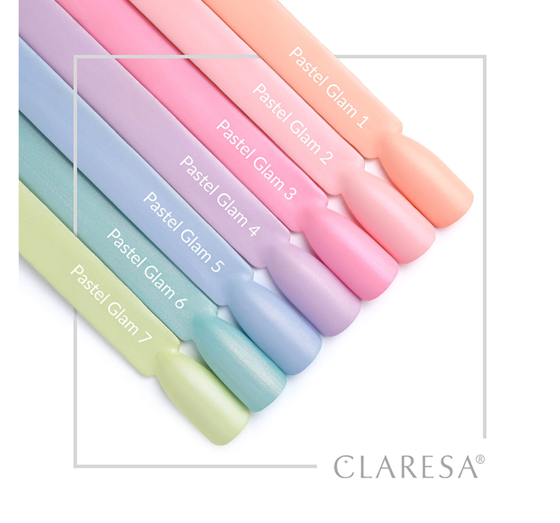 CLARESA SOAK OFF HYBRIDLACK PASTEL GLAM 4 5G