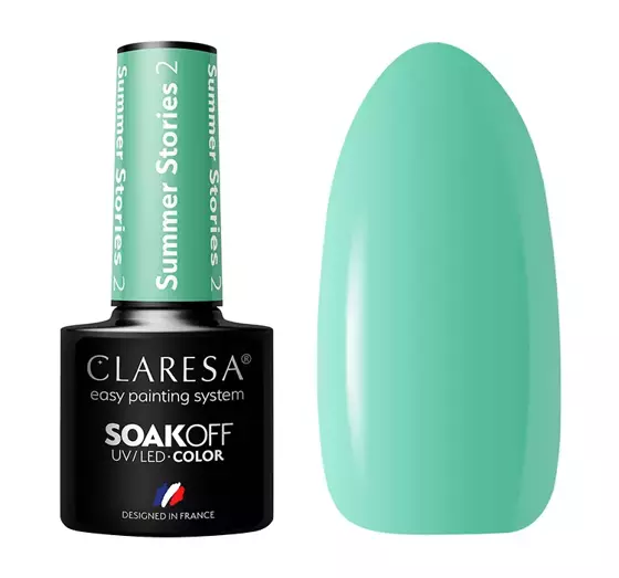 CLARESA SOAK OFF HYBRIDLACK SUMMER STORIES 2 5ML