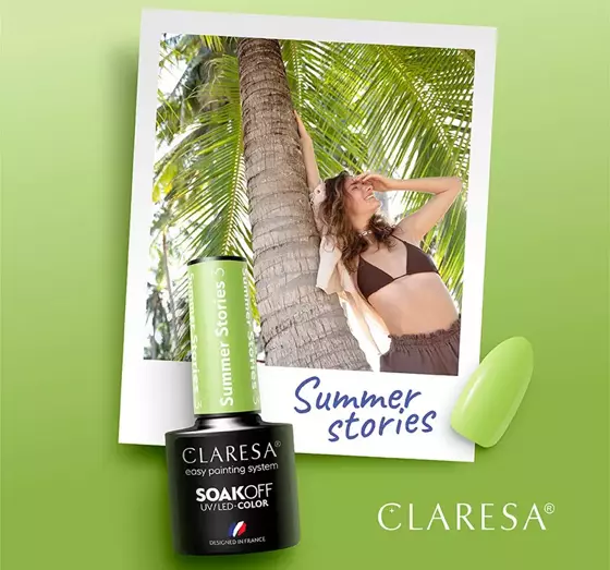 CLARESA SOAK OFF HYBRIDLACK SUMMER STORIES 3 5ML