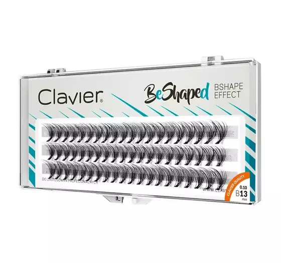 CLAVIER BESHAPED KÜNSTLICHE WIMPERNBÜSCHEL 13MM B-CURL