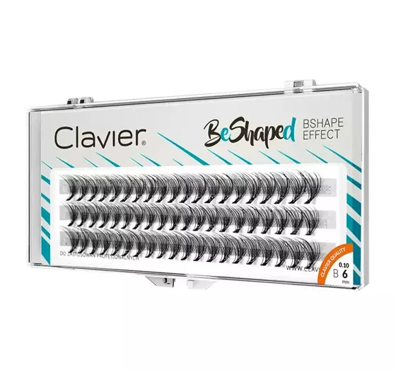 CLAVIER BESHAPED KÜNSTLICHE WIMPERNBÜSCHEL 6MM B-CURL