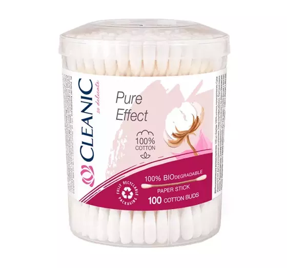 CLEANIC PURE EFFECT WATTESTÄBCHEN 100 STÜCK