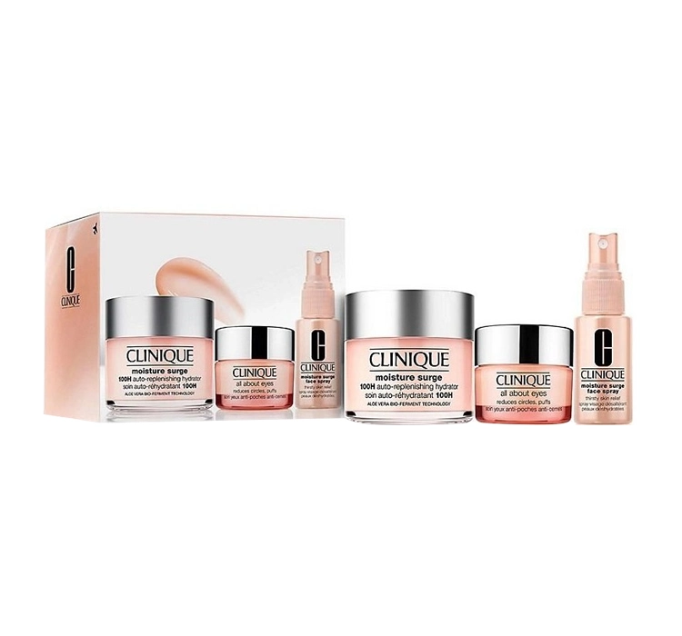 CLINIQUE MOISTURE SURGE TRAVEL EXCLUSIVE SET FÜR GESICHTSPFLEGE