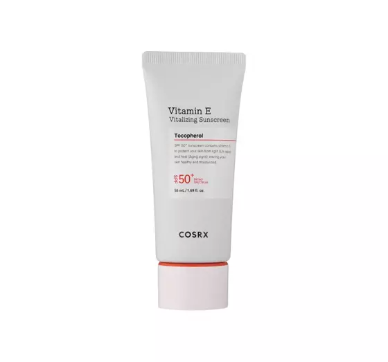 COSRX VITAMIN E VITALIZING SUNSCREEN GESICHTS- UND KÖRPERCREME SPF 50+ 50ML