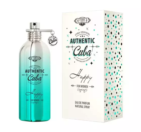 CUBA AUTHENTIC HAPPY FOR WOMEN EDP SPRAY 100ML 