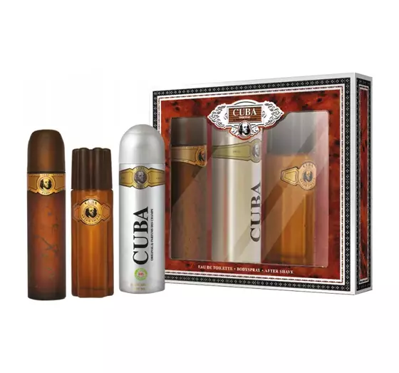 CUBA GOLD EDT SPRAY 100ML + DEODORANT 200ML + ASL 100ML