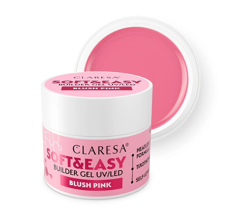 Claresa Soft & Easy Aufbaugel Blush Pink 45g