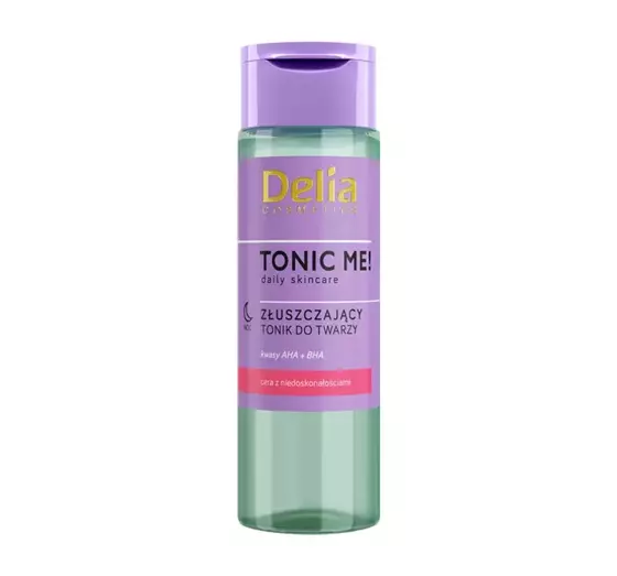 DELIA TONIC ME! PEELING-TONIKUM FÜR AKNE-HAUT MIT UNVOLLKOMMENHEITEN 200ML