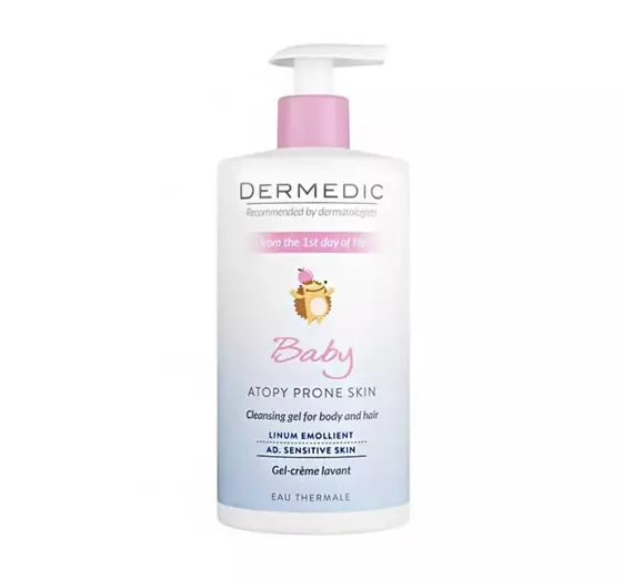 DERMEDIC BABY LINUM EMOLIENT CREMIGES WASCHGEL FÜR KÖRPER UND HAARE FÜR KINDER 500ML