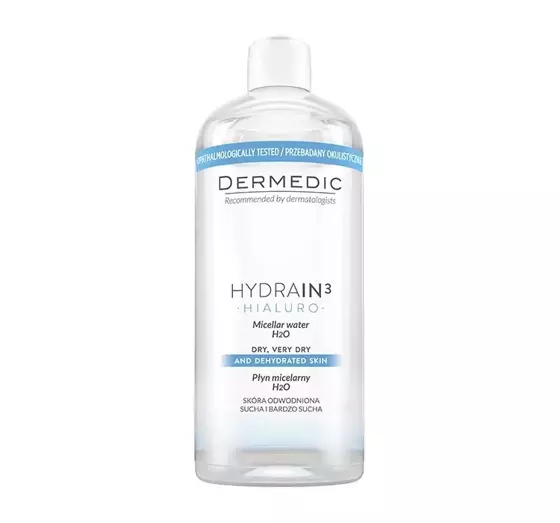 DERMEDIC HYDRAIN3 HIALURO MIZELLENWASSER H2O 500ML  