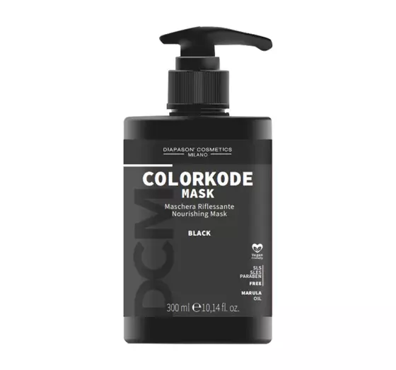 DIAPASON COSMETICS MILANO COLOURCODE COLORATION HAARMASKE BLACK 300ML