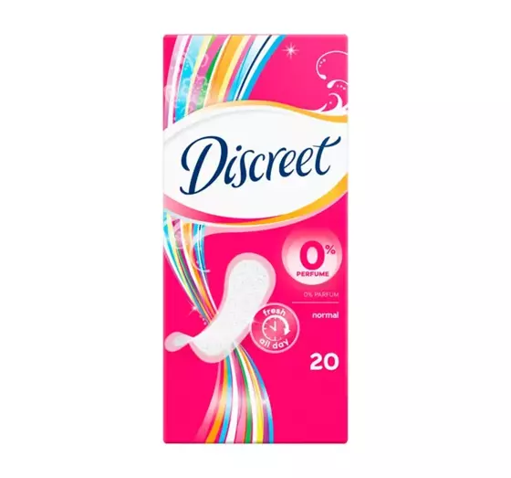 DISCREET 0% PERFUME NORMAL HYGIENEPADS 20 STÜCK