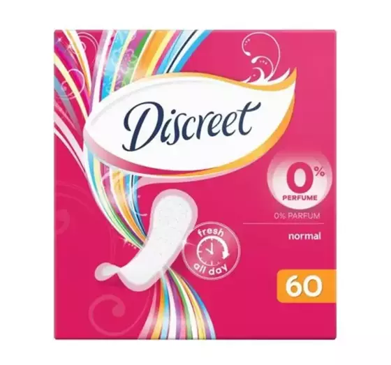 DISCREET 0% PERFUME NORMAL HYGIENEPADS 20 STÜCK