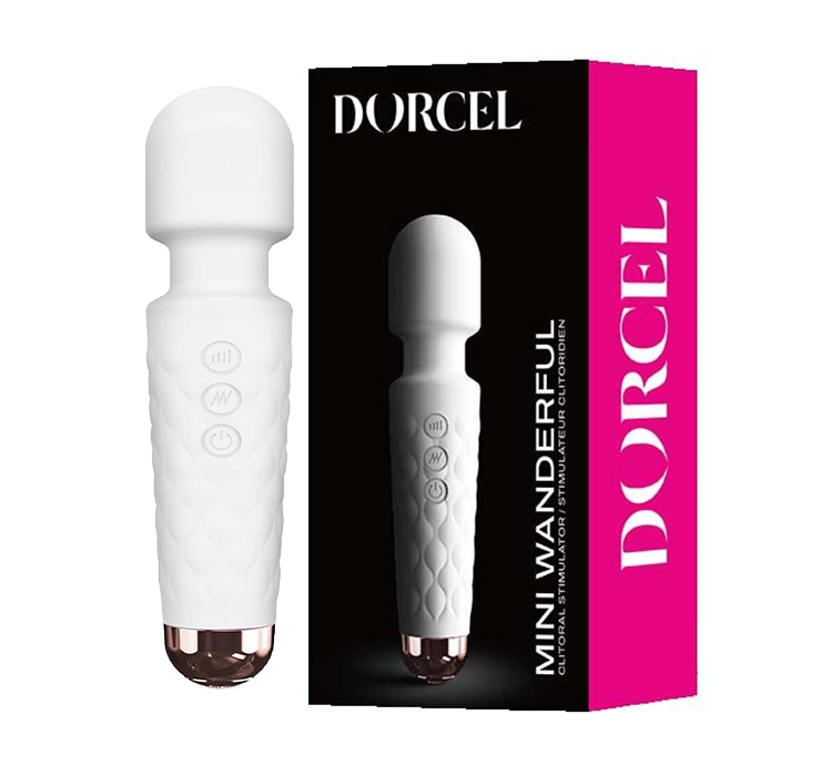 DORCEL MINI WANDERFUL MASSAGEGERÄT FÜR KÖRPER UND INTIME ORTE ZAUBERSTAB WHITE