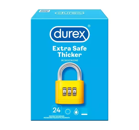 DUREX EXTRA SAFE THICKER KONDOME 24 STÜCK