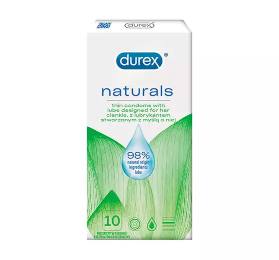 DUREX NATURALS KONDOME 10 STÜCK 