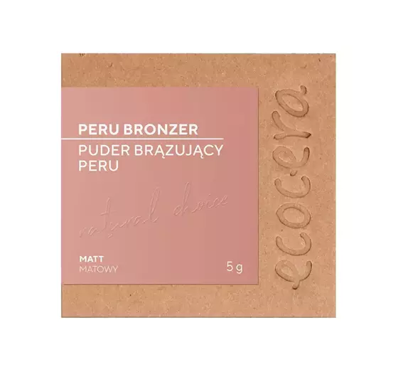 ECOCERA NATURAL CHOICE PUDER BRONZING POWDER EINSATZ FÜR DIE PALETTE PERU 5G