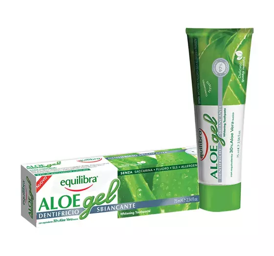 EQUILIBRA ALOE GEL DENTIFRICIO GEL-ZAHNPASTA ZUM AUFHELLEN 75ML