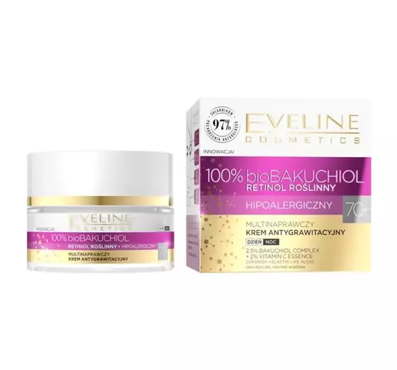 EVELINE BIOBAKUCHIOL MULTI-REPARATUR-ANTI-SCHWERKRAFT-CREME 70+ 50ML