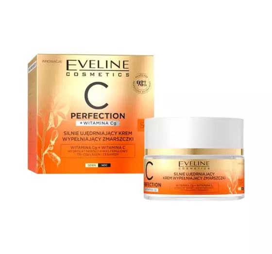 EVELINE C-PERFECTION STARK STRAFFENDE CREME ZUM AUFFÜLLEN VON FALTEN 50+ 50ML