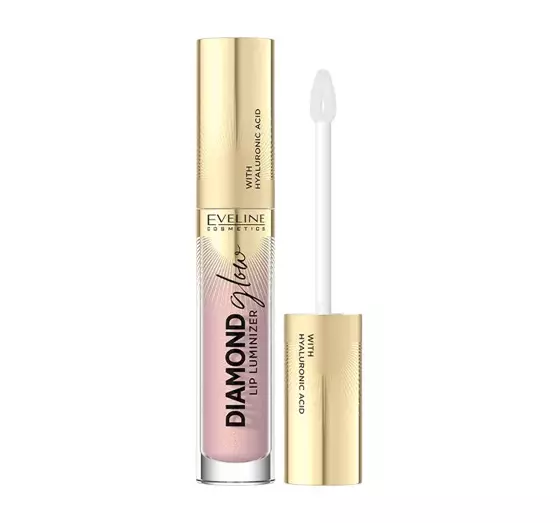 EVELINE DIAMOND GLOW LIP LUMINIZER LIPGLOSS MIT HYALURONSÄURE 03 CARAMEL ICE CREAM 4,5ML