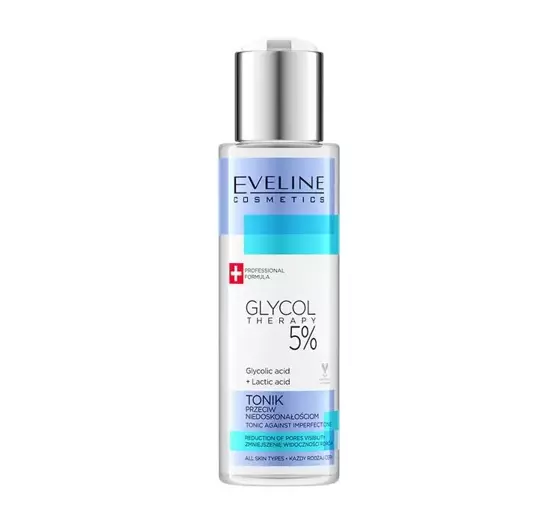 EVELINE GLYCOL THERAPY ANTI-UNVOLLKOMMENHEITEN-TONIKUM MIT 5% AHA-SÄUREGEHALT 100ML