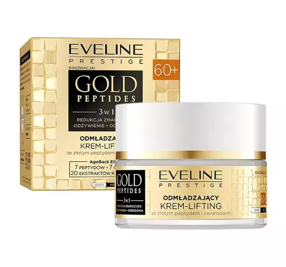 EVELINE GOLD PEPTIDES VERJÜNGENDE LIFTING GESICHTSCREME 3IN1 60+ 50ML