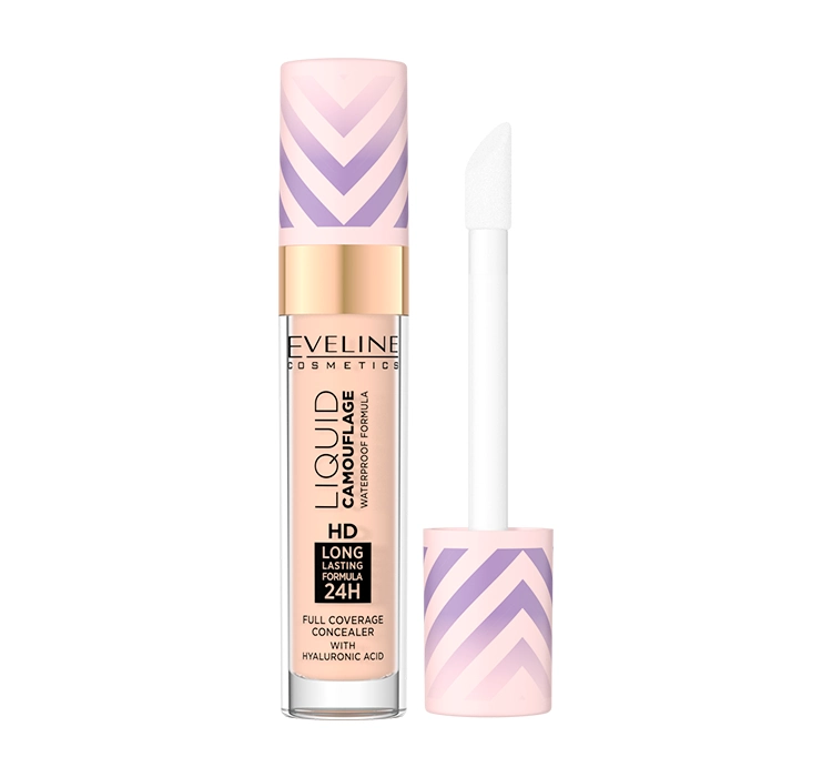 EVELINE LIQUID CAMOUFLAGE CONCEALER MIT HYALURONSÄURE 2.5 LIGHT PEACH WARM 7ML