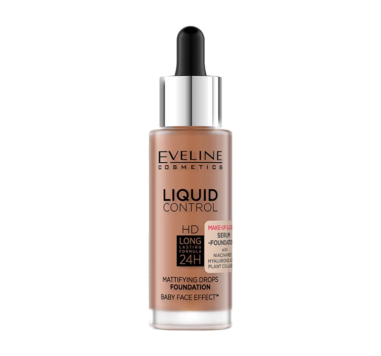 EVELINE LIQUID CONTROL HDMATTIERENDE FOUNDATION MIT NIACINAMID  065 TOFFEE 32ML