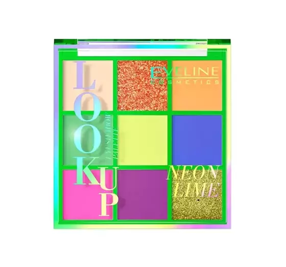 EVELINE LOOK UP EYESHADOW PALETTE LIDSCHATTENPALETTE NEON LIME 10,8G