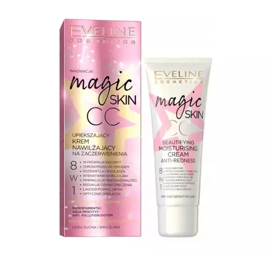 EVELINE MAGIC SKIN CC VERSCHÖNERDE FEUCHTIGKEITSCREME GEGEN RÖTUNGEN 50ML