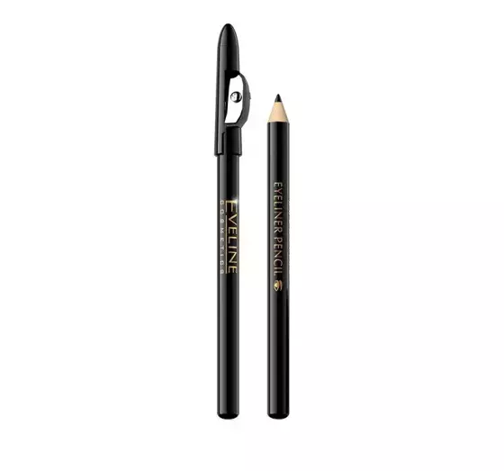 EVELINE PENCIL AUGENSTIFT MIT SPITZER SCHWARZ