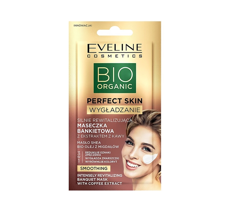 EVELINE PERFECT SKIN GLÄTTENDE BANKETTMASKE MIT KAFFEEEXTRAKT8ML