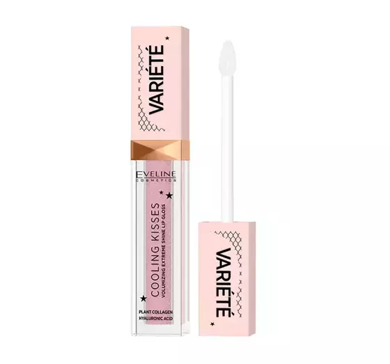 EVELINE VARIETE COOLING KISSES LIPGLOSS 02 SUGAR NUDE 6,8ML