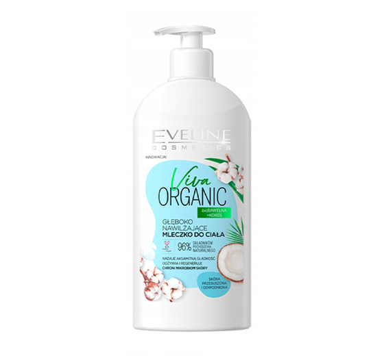 EVELINE VIVA ORGANIC TIEF FEUCHTIGKEITSSPENDENDE KÖRPERMILCH 350ML