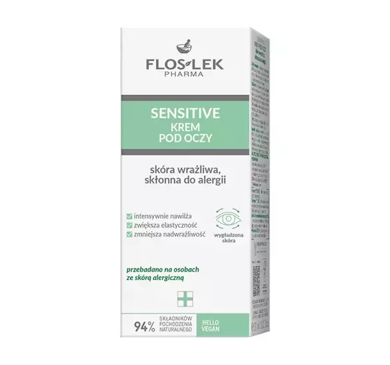 FLOSLEK FEUCHTIGKEITSSPENDENDE AUGENCREME FÜR EMPFINDLICHE HAUT 30ML