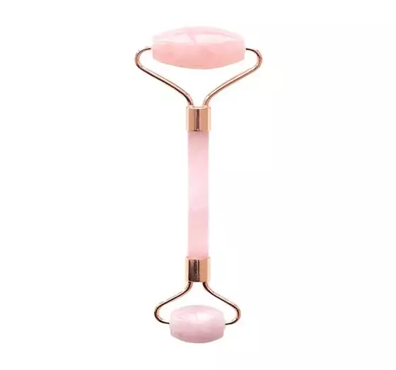 FLUFF FACE ROLLER FÜR GESICHTSMASSAGE ROSE QUARTZ